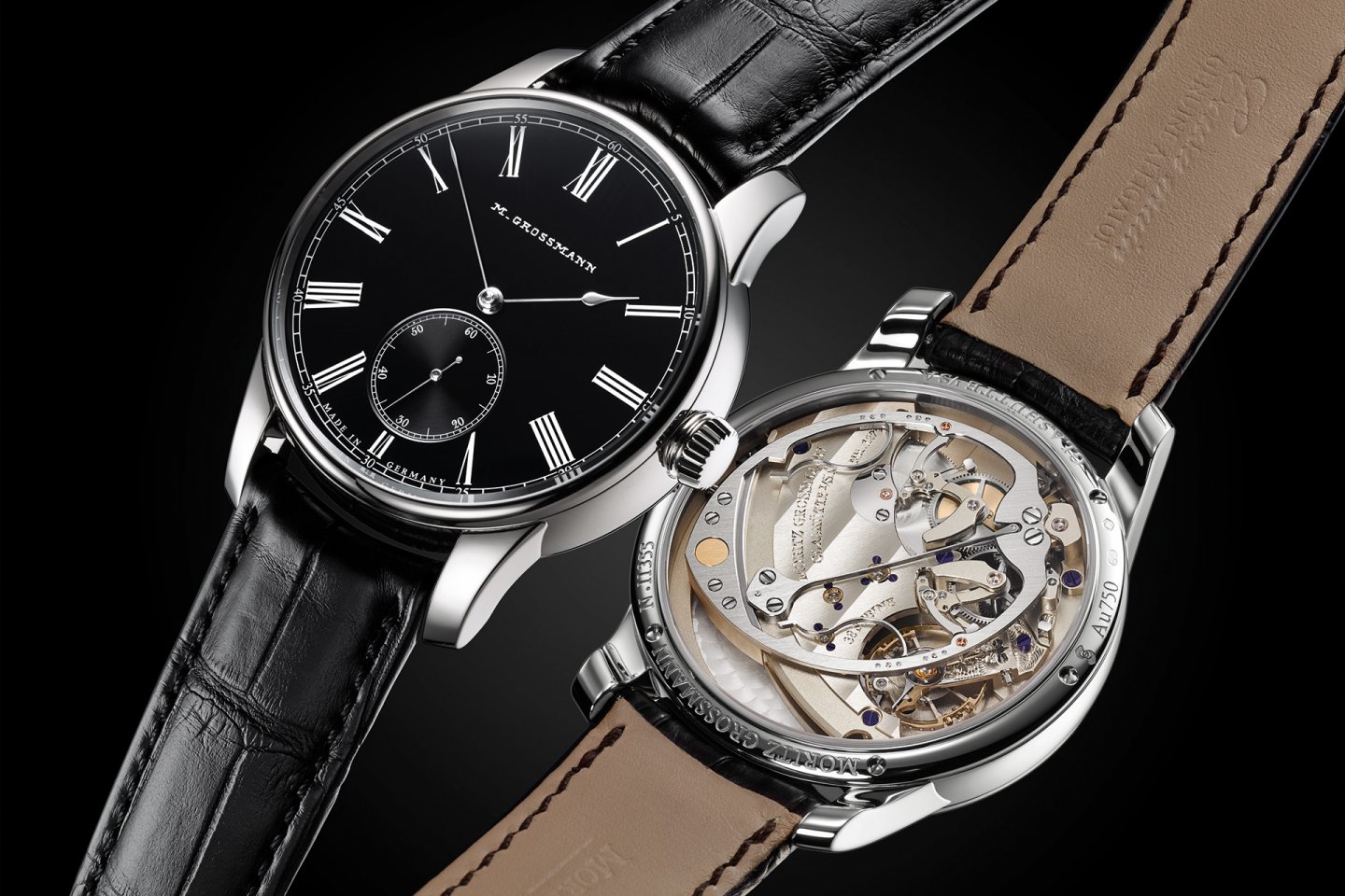 モリッツ・グロスマン、懐中時計のヴィンテージロゴを採用した 「ハマティック」Black-orダイヤルモデルを発表