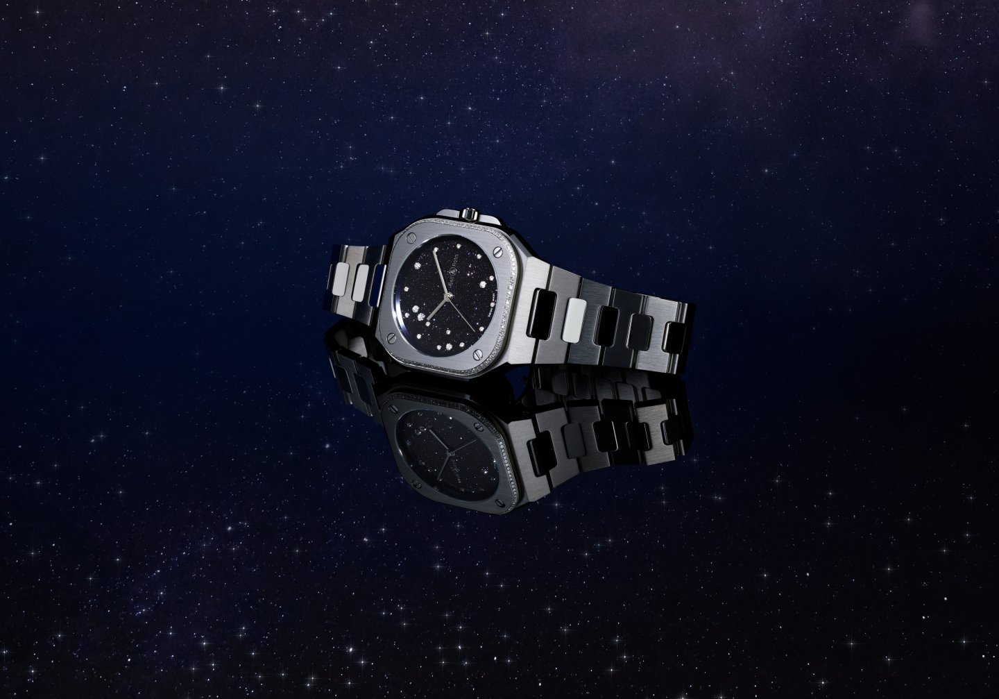 ベル＆ロスからダイヤルに7石のダイヤモンドがイーグル（わし）座の星々を描く「BR-05 36mm ブルー ダイヤモンド イーグル」を発売