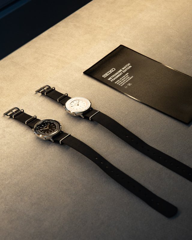 セイコーインスツル「メトロノームウオッチ」が「FRAGMENT」、「V.A.」とのトリプルコラボレーションで発売