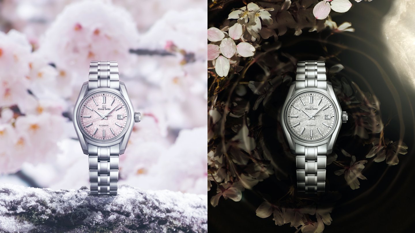＜グランドセイコー＞より、桜をモチーフとした季節の移ろいをダイヤルに表現した「62GS」の小型メカニカルモデルが誕生 ～
