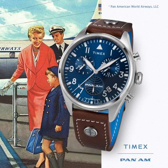 「TIMEX x Pan Am Collaboration (パンナム航空コラボレーション)」～アメリカを代表した伝説のエアライン、パンアメリカン航空とのコラボ