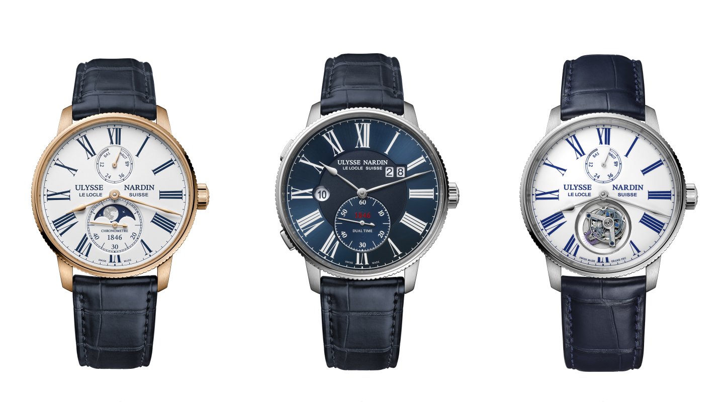 ユリス・ナルダン「マリーン トルピユール パーマネント コレクション」に新しい3 モデルが加入