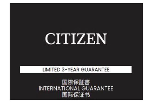 シチズンブランドの腕時計が保証期間を全世界で3年に～購入国に限らず全世界で保証が受けられる国際保証を開始