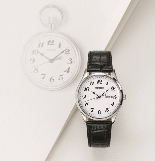 品質保証 オマージュウォッチ 白 ホワイト クォーツ 腕時計 ビジネス