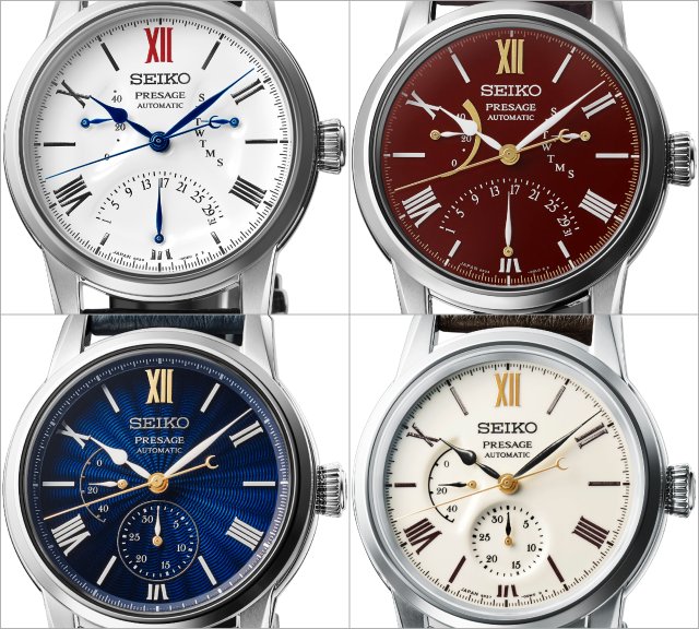 ＜セイコー プレザージュ＞より、「琺瑯」、「漆」、「有田焼」、「七宝」それぞれの名工と造り上げた特別モデルが登場～4種の"セイコー腕時計110周年記念限定モデル"