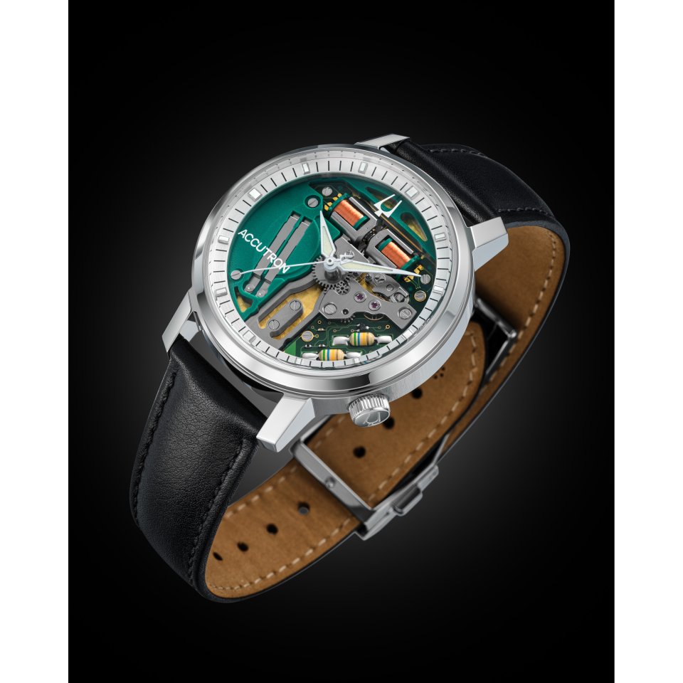 ブローバの電子式音叉腕時計