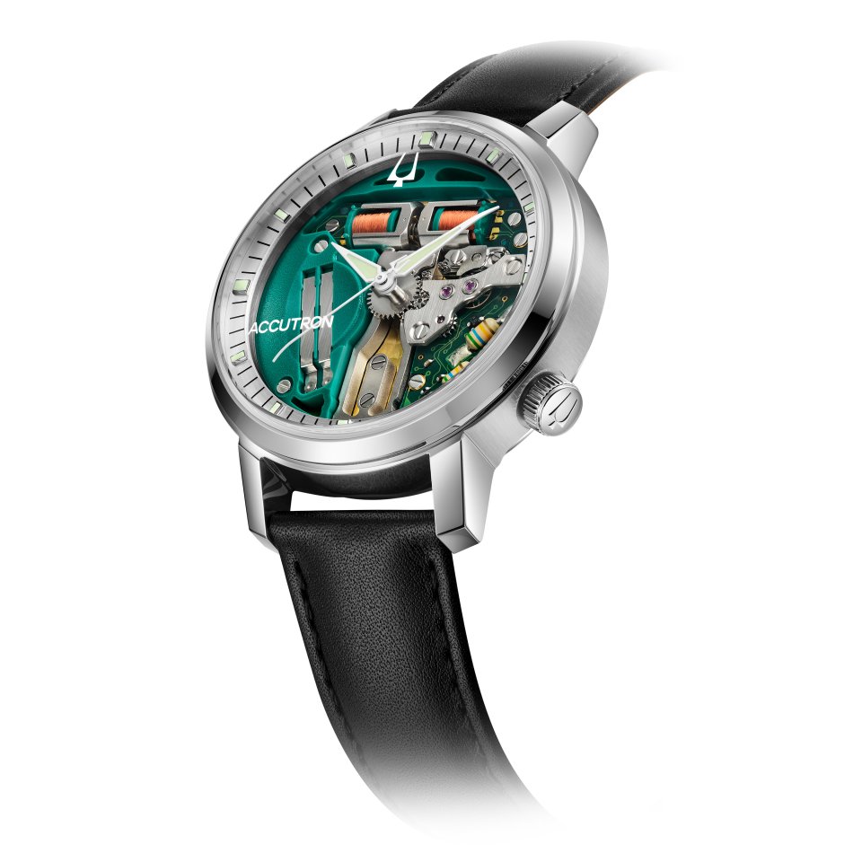 ブローバの電子式音叉腕時計