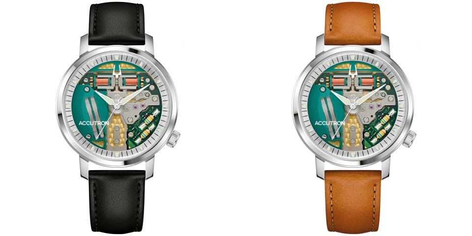 ブローバの電子式音叉腕時計