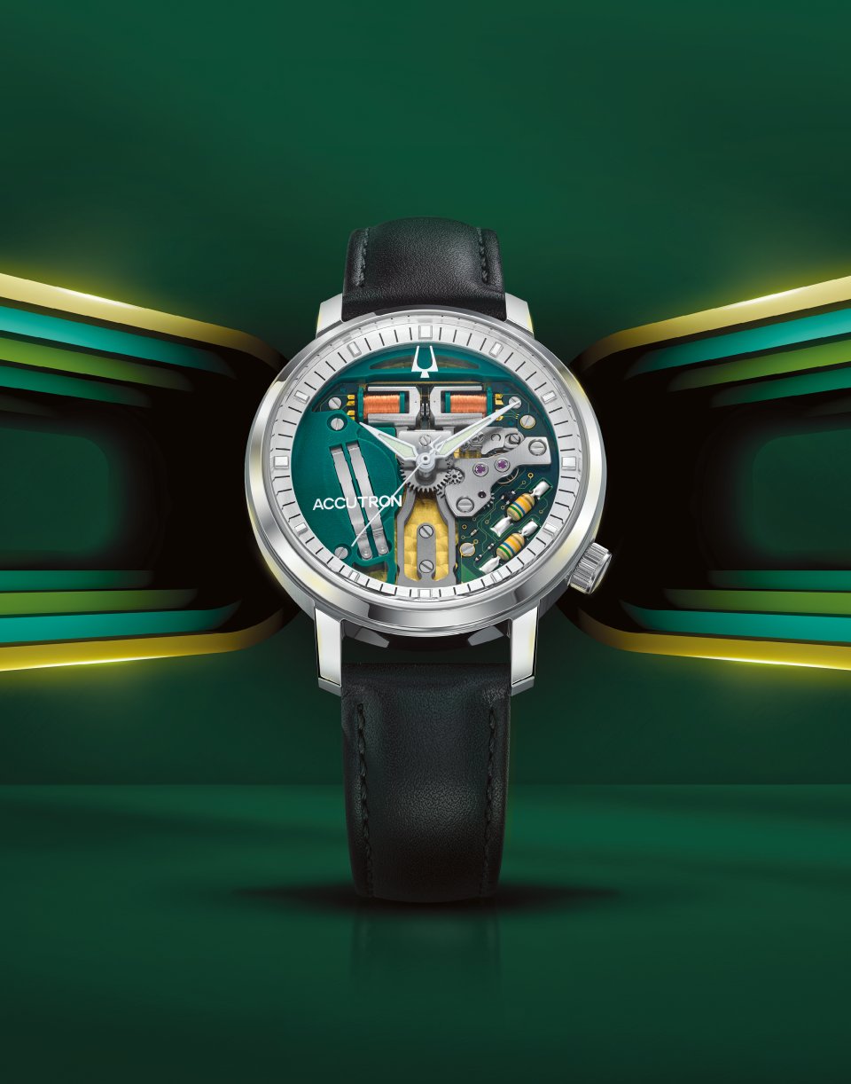 ブローバの電子式音叉腕時計