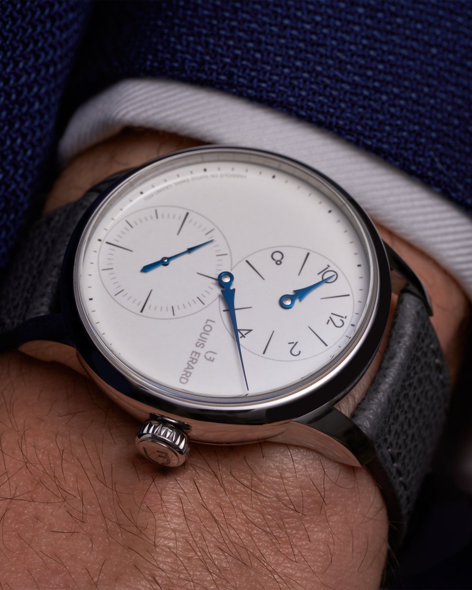 ルイ・エラール初の グランフーエナメル文字盤のレギュレーター