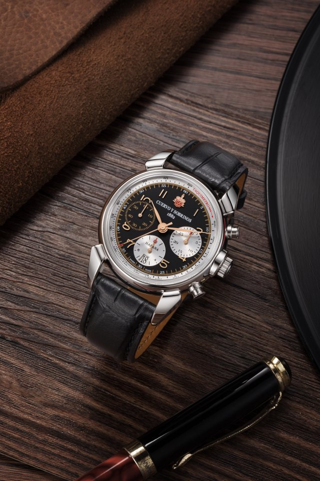 クエルボ・イ・ソブリノスから、スイスの卓越した職人技にキューバの魂が息づく「クロノグラフ ヘリテージ」を発表