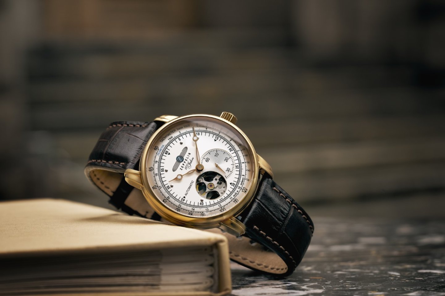 ツェッペリンから、ゴールドカラーの『100周年記念シリーズ　オープンハート・オートマティック』発売～2月20日よりTiCTAC系列11店舗でモアバリエーションフェア開催