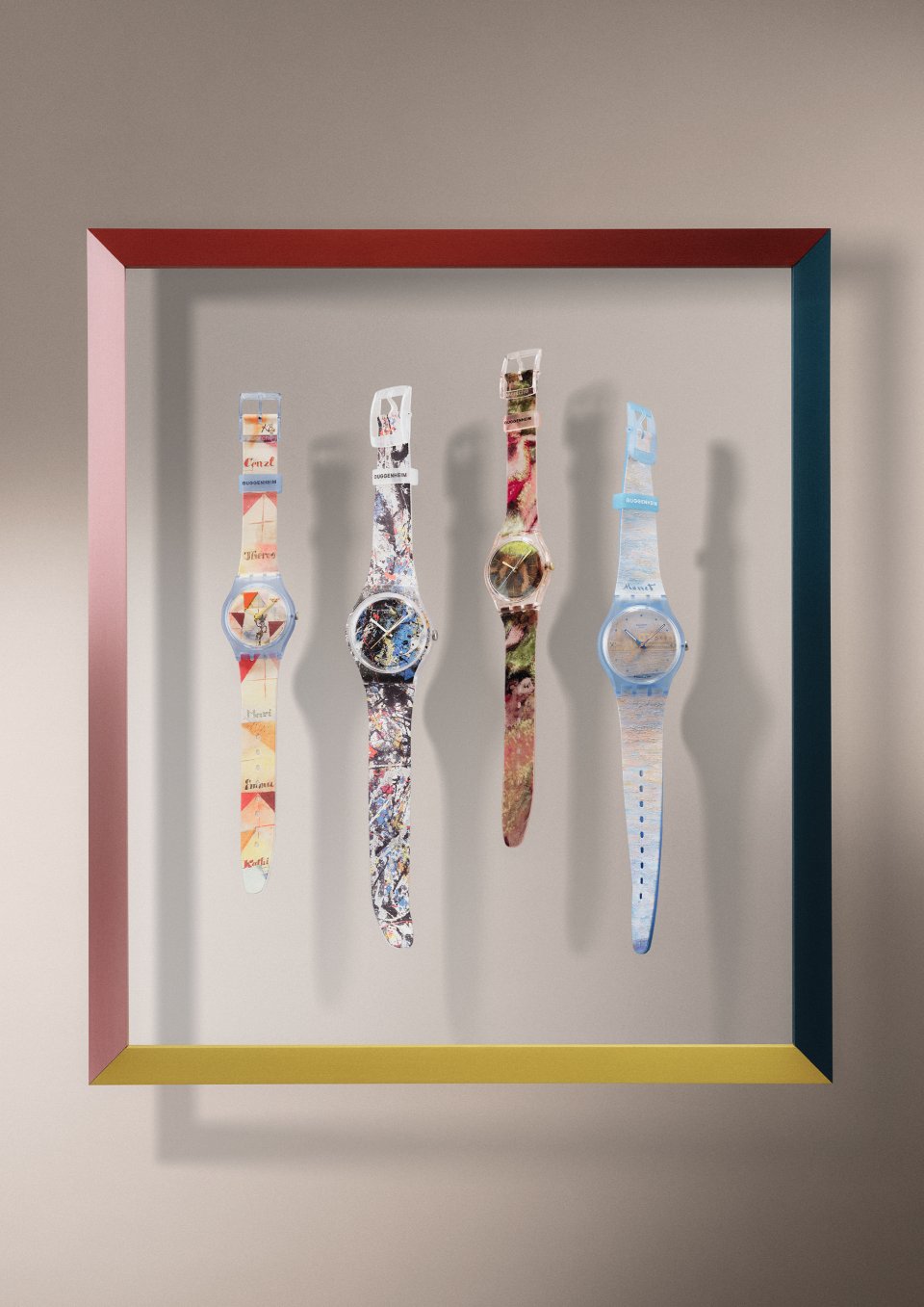 swatch アーティストモデル　『シスコ・ヒメネス』 スウォッチとグッゲンハイム・コレクションとのコラボレーション