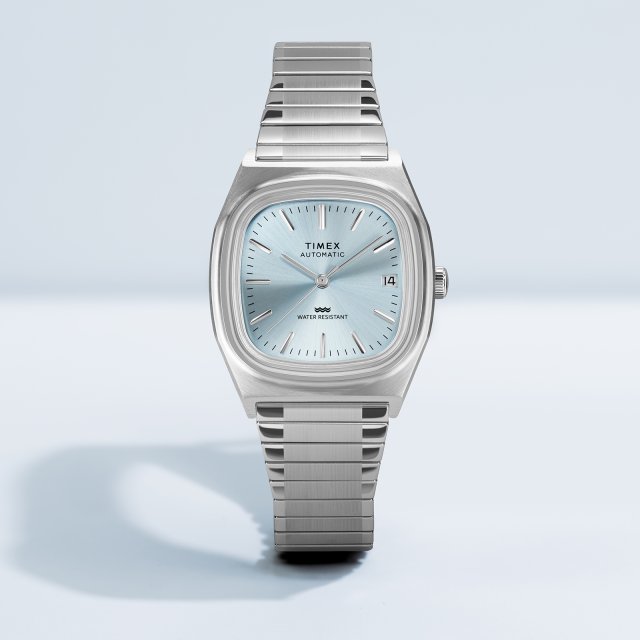 タイメックス『E-Line Automatic』にライトブルーとライトピンクのシーズナルカラーコレクションが登場～『リイシュー1983』の系譜を継ぐ“ＴＶダイヤル”型モデル