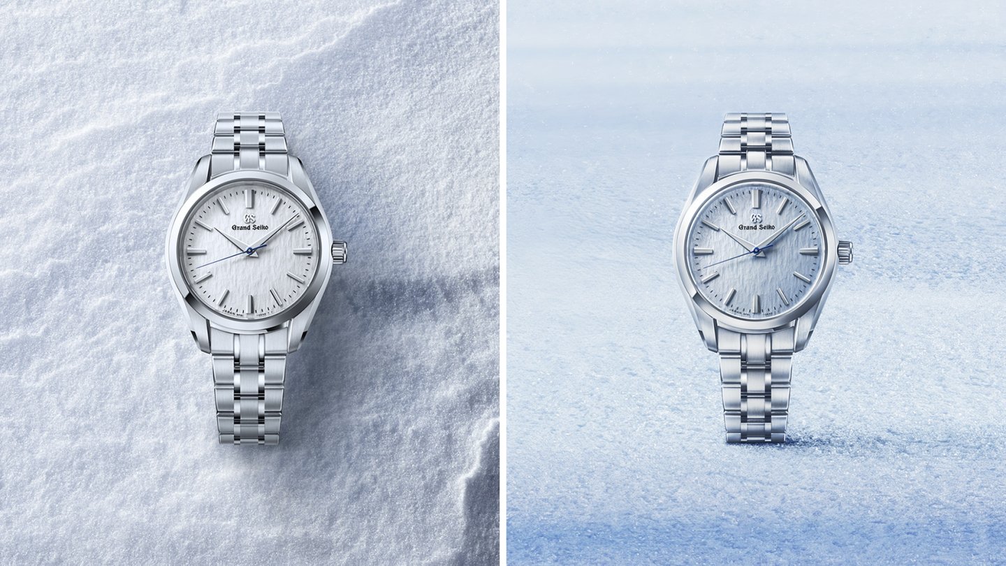 ＜グランドセイコー＞から、「雪白パターン」をダイヤルにあしらった、2つのモデルが登場～「キャリバー9F」史上最もコンパクトなケース径33㎜に、繊細な雪面の美しさを写し取った唯一無二のクオーツ