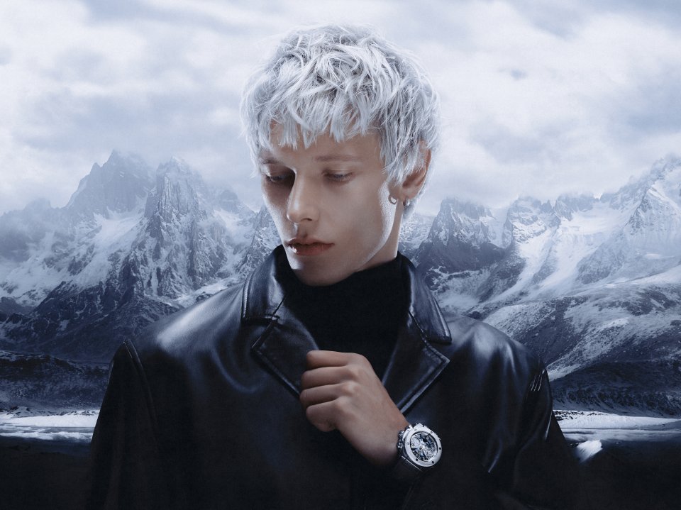 DESIGNOBAUM BOFU 55 クリスタルチャート　+ソフトハニタス2個 2025年 ウブロ新作 ビッグ・バン ウニコ ウィンター サファイア