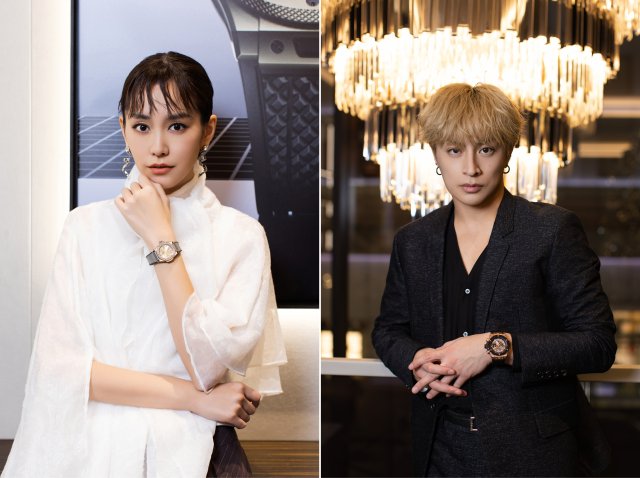 「ウブロ銀座ブティック」に白濱亜嵐さん、桐谷美玲さんが来店