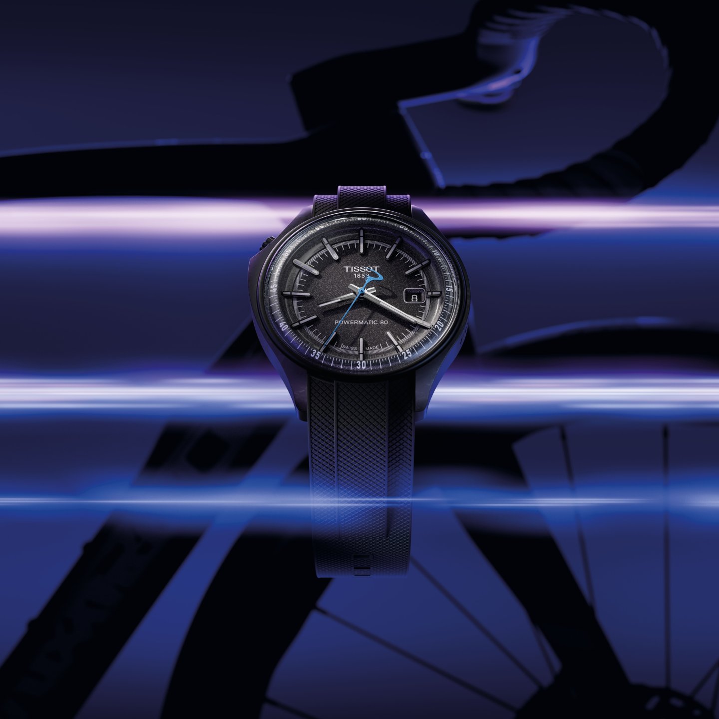 ティソがイタリアの高性能自転車メーカー〈ピナレロ〉と融合した新作「ティソ ピナレロ スペシャルエディション」を発表～自転車の高性能フレ ームにも採用されるフォージドカーボン製ケース