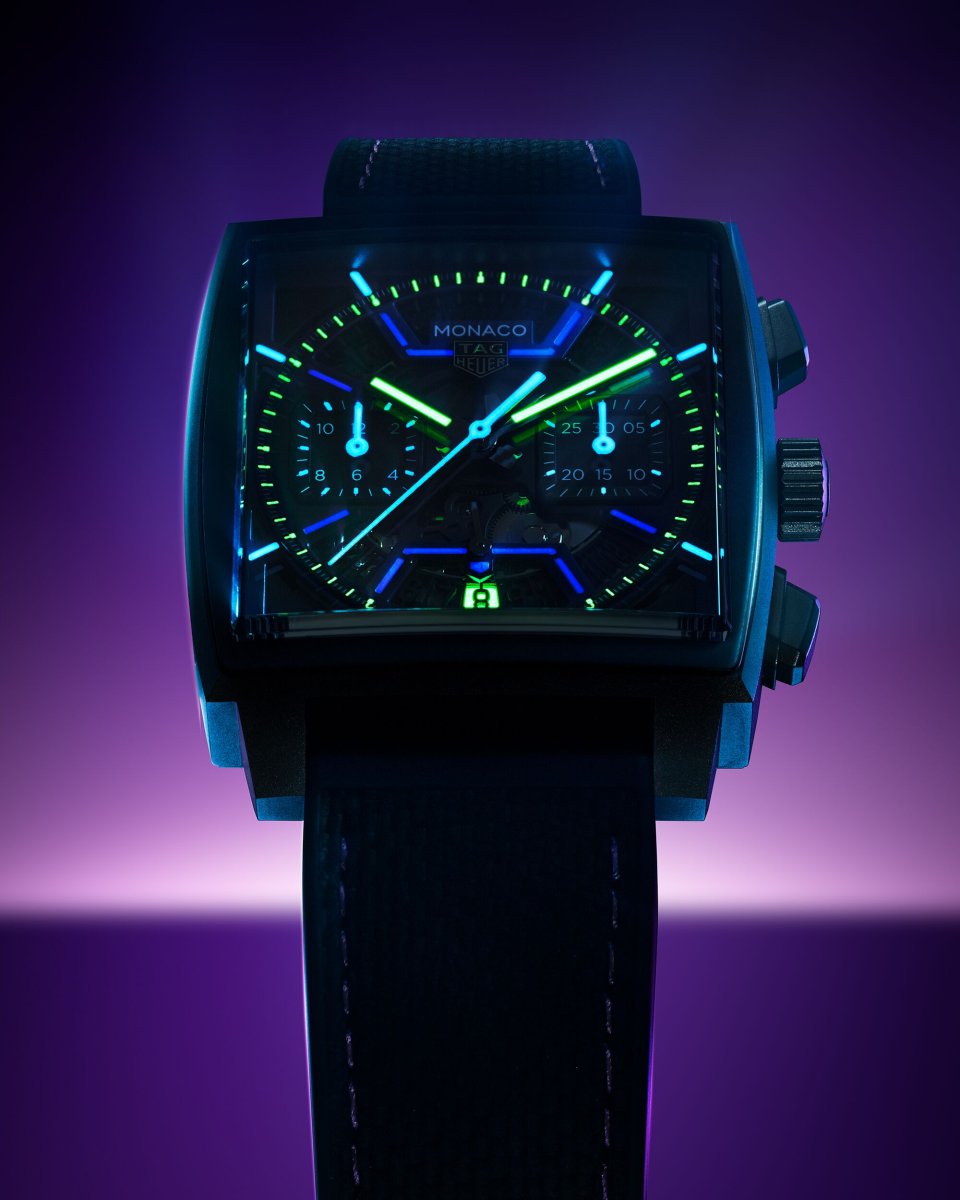 タグ・ホイヤー モナコ クロノグラフ」発表～ナイトレースの高まる鼓動