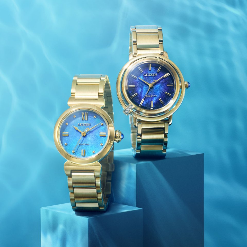 CITIZEN L』より、水をテーマにした美しい構造色文字板を採用