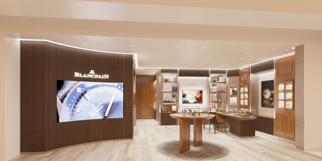「ブランパン ブティック 銀座三越」がオープン～ジュウ渓谷にあるブランパンの工房をイメージした店内デザイン