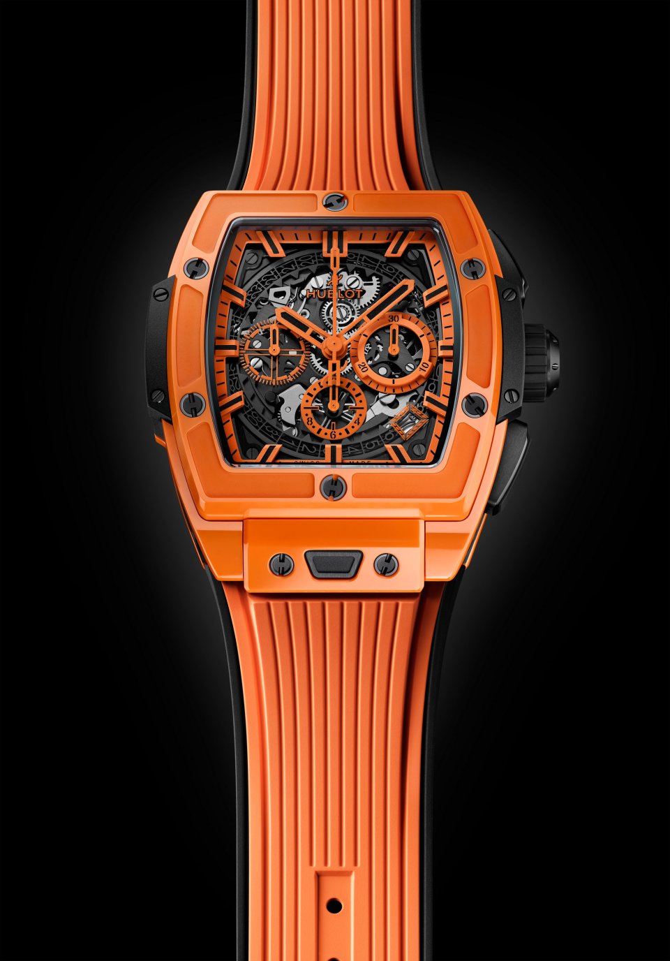 ウブロ「スピリット オブ ビッグ・バン」に、初のオレンジセラミックと