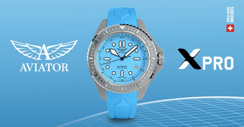 アビエイターのダイバーズ ウォッチ「XPRO」に「空」と「深海」を