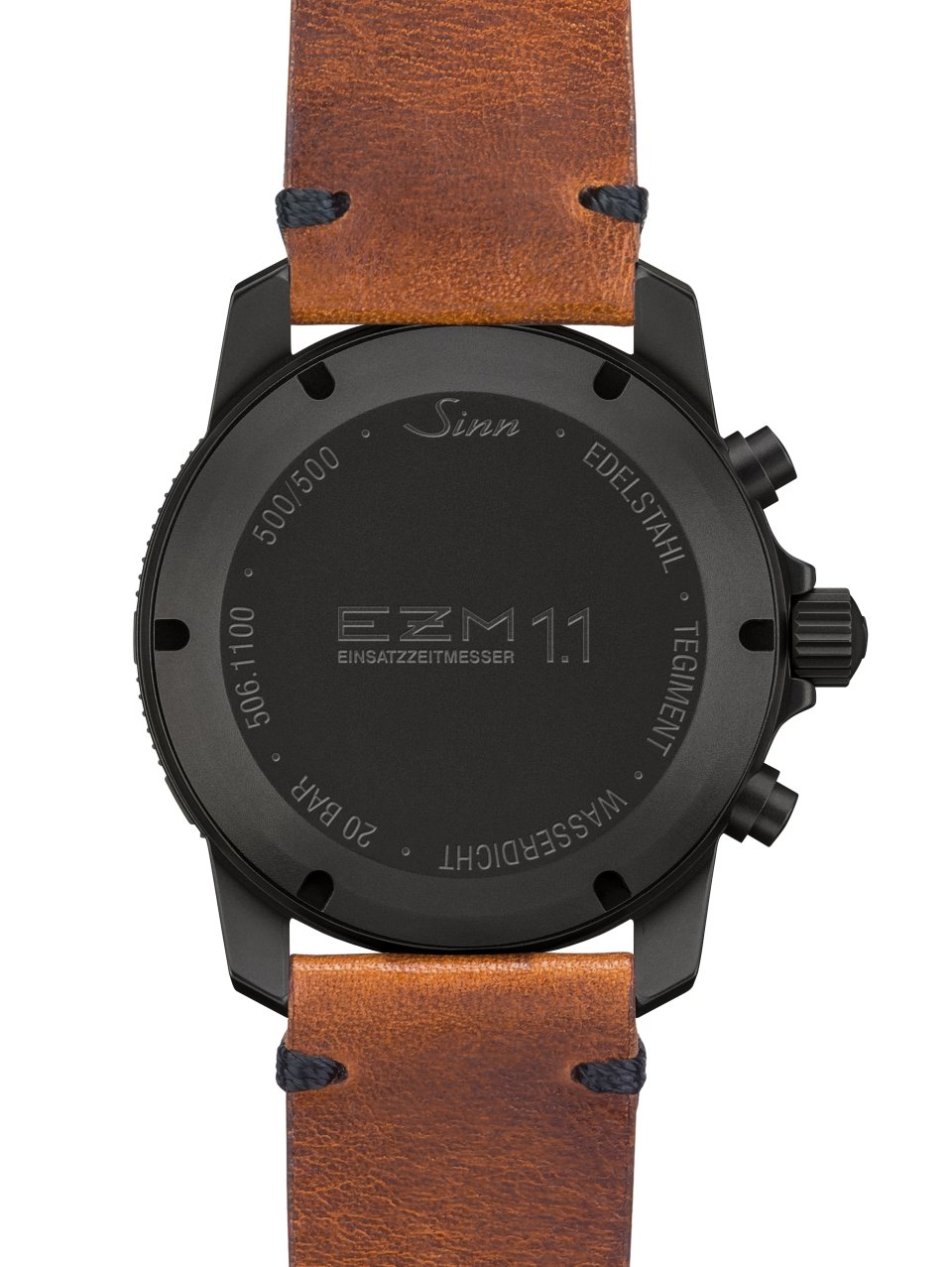 ジン Sinn 506.EZM1.1 ミッションタイマー20周年記念モデル クロノグラフ 500本限定 自動巻き メンズ 箱・保証書付き_739474