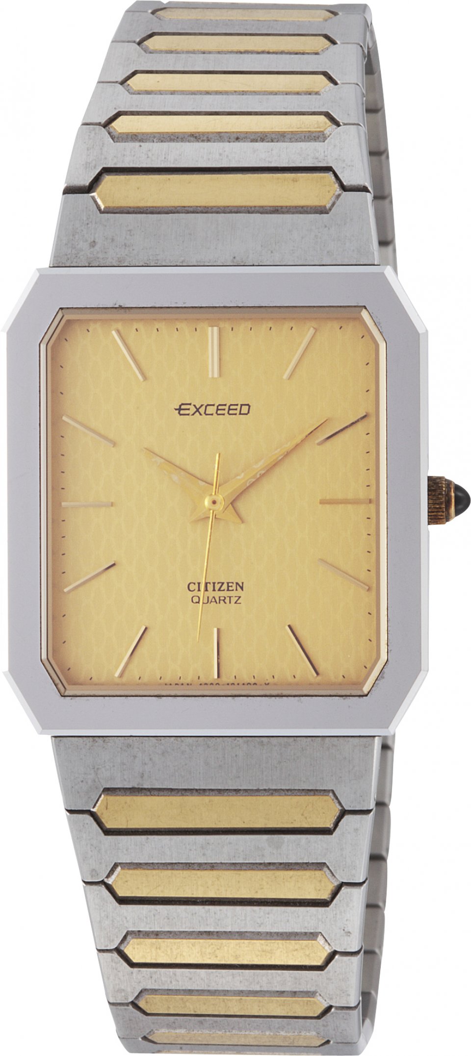 シチズン CITIZEN エクシード EXCEED 18K 角型 クオーツ腕時計