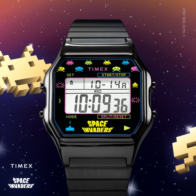 「TIMEX(タイメックス)」から70年代に大ヒットしたシューティングゲームとのコラボモデル『タイメックス 80 ✖ スペースインベーダー ウォッチ』の第2弾を発売～7月20日より公式オンラインと限定ショップで先行販売