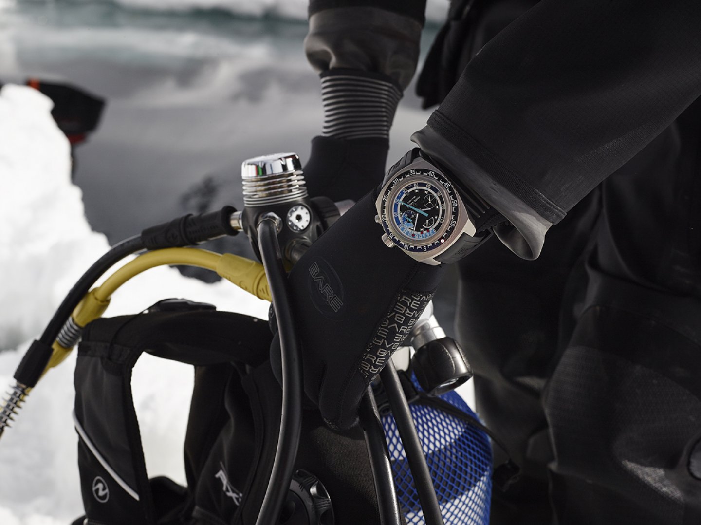 ファーブル・ルーバ「レイダー・バシィ120メモデプス」、水深120mまで測定できる世界初の機械式腕時計、タカシマヤウオッチメゾン 東京・日本橋にて日本初展示