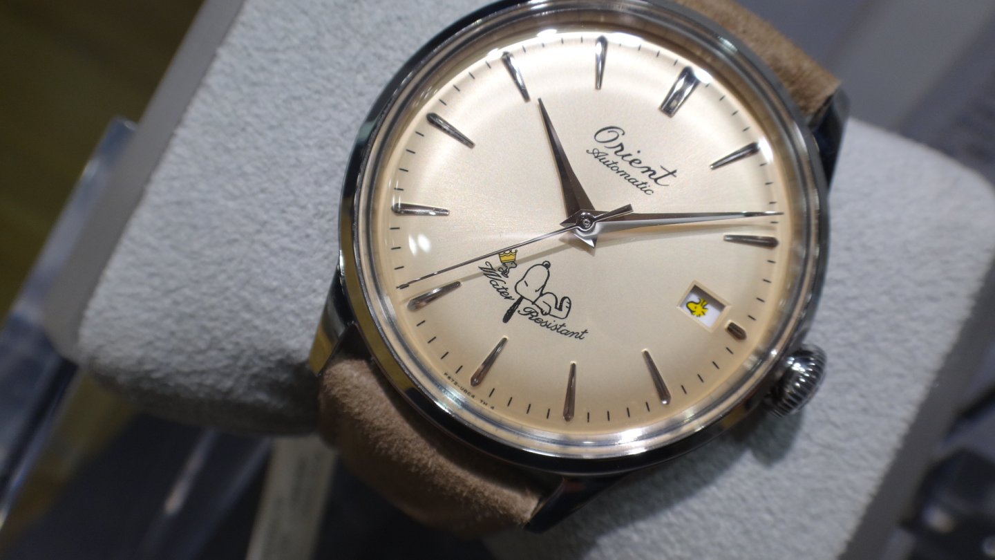 オリエントと同い年の”ピーナッツ”、両者の75周年を記念する限定モデル 4機種を発表～実機画像も掲載