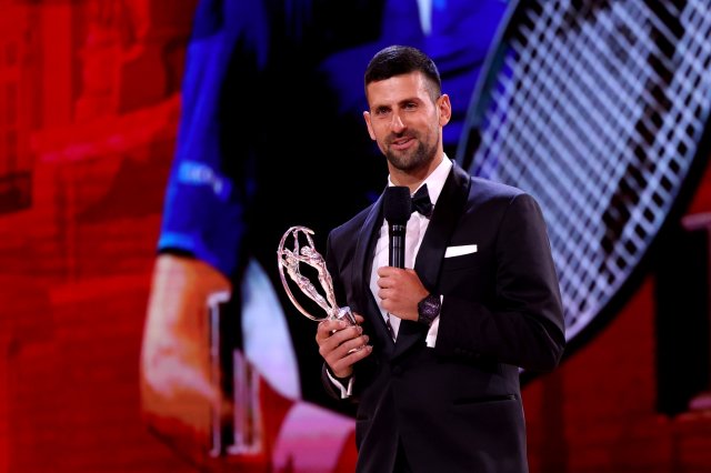 ウブロ アンバサダーのノバク・ジョコビッチ選手、ローレウス年間最優秀男子選手賞の授賞式で「スピリット オブ ビッグ・バン オールブラック パヴェ」を着用