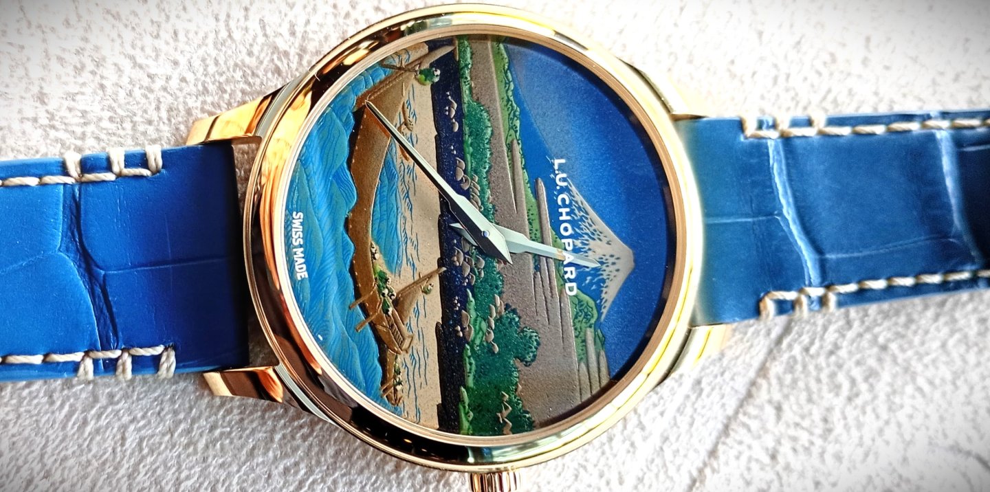 ショパール「L.U.C XP 漆 浮世絵」“Inspirations from Japan - Artistic Crafts in Time”L.U.Cコレクション紹介その① ～北斎、富士山、そして日本古来の漆工芸に捧げるオマージュ