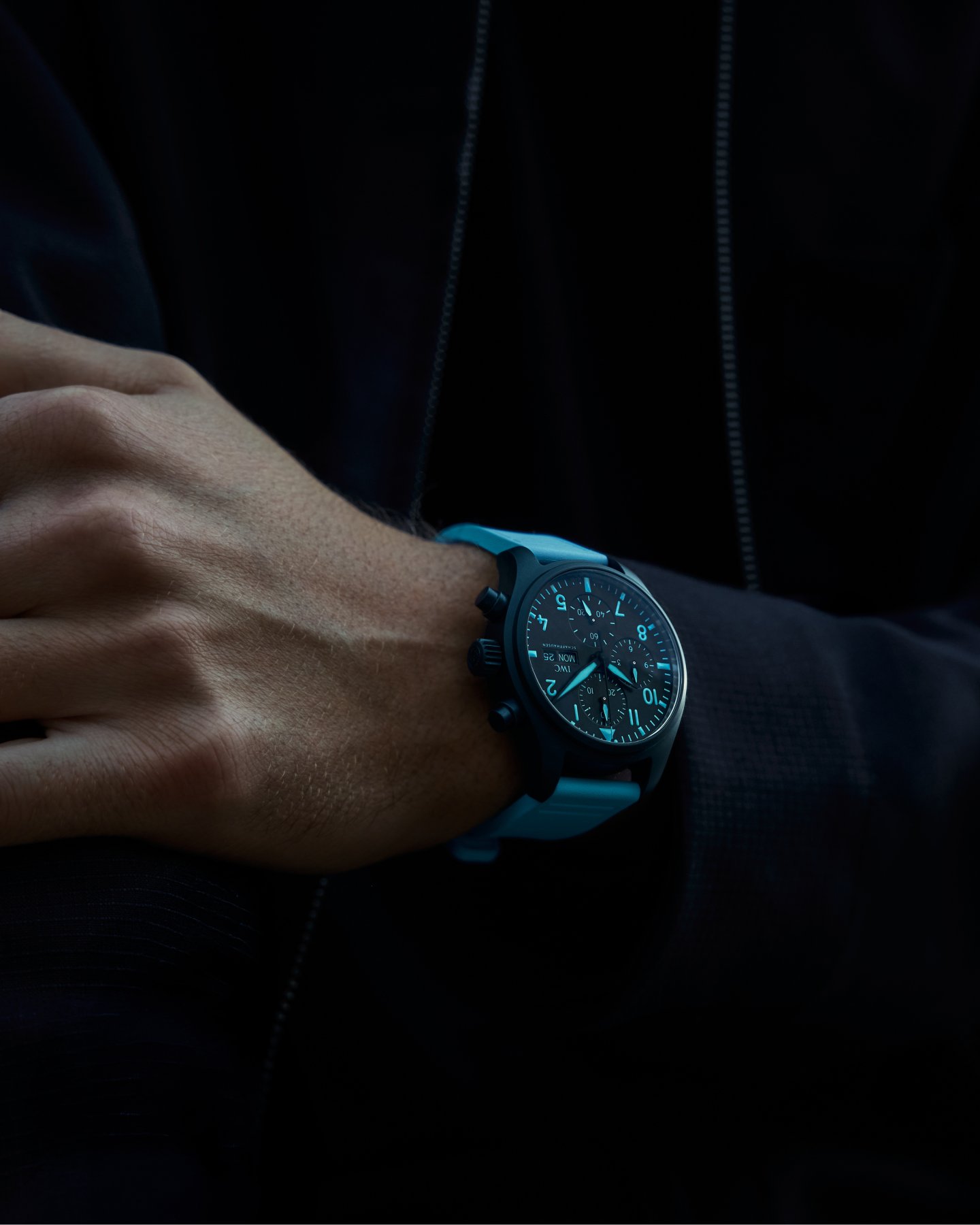 IWCシャフハウゼン「パイロット・ウォッチ・クロノグラフ 41・ジョージ・ラッセル」～Ｆ１レーサー、ジョージ・ラッセルのシグネチャーである“ブルー”を基調とした限定モデルを発表