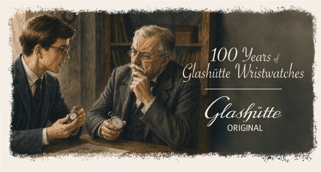 グラスヒュッテ・オリジナルがグラスヒュッテ腕時計 100 周年記念展を開催～新たな始まり-懐中時計から腕時計へ