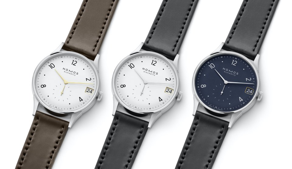 ノモス グラスヒュッテ より「ミニマティック 39 デイト」発売～薄型
