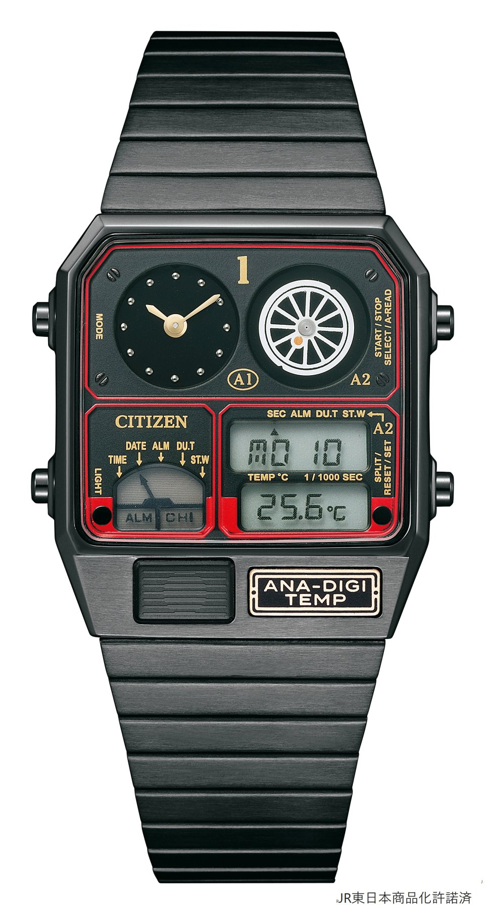 ＋α 平成15年製 JR西日本 腕時計 CITIZEN デジタルタイプ（使用品）-