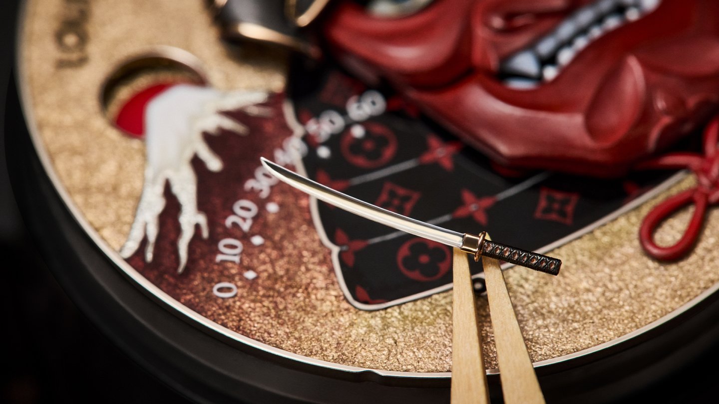ルイ・ヴィトン「 Tambour Bushido Automata」～武士道の精神を象徴する16秒のオートマタ