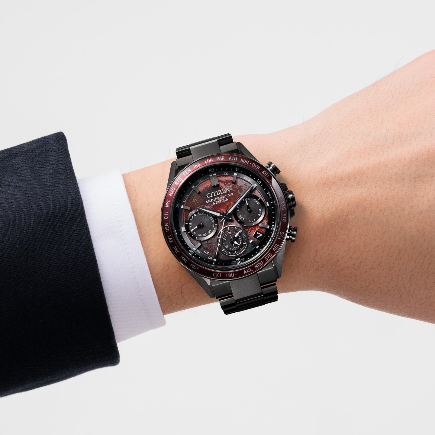 『シチズンアテッサ』に太陽、地球、月が一直線に並ぶ皆既月食をテーマとする「Shades of Red」が登場