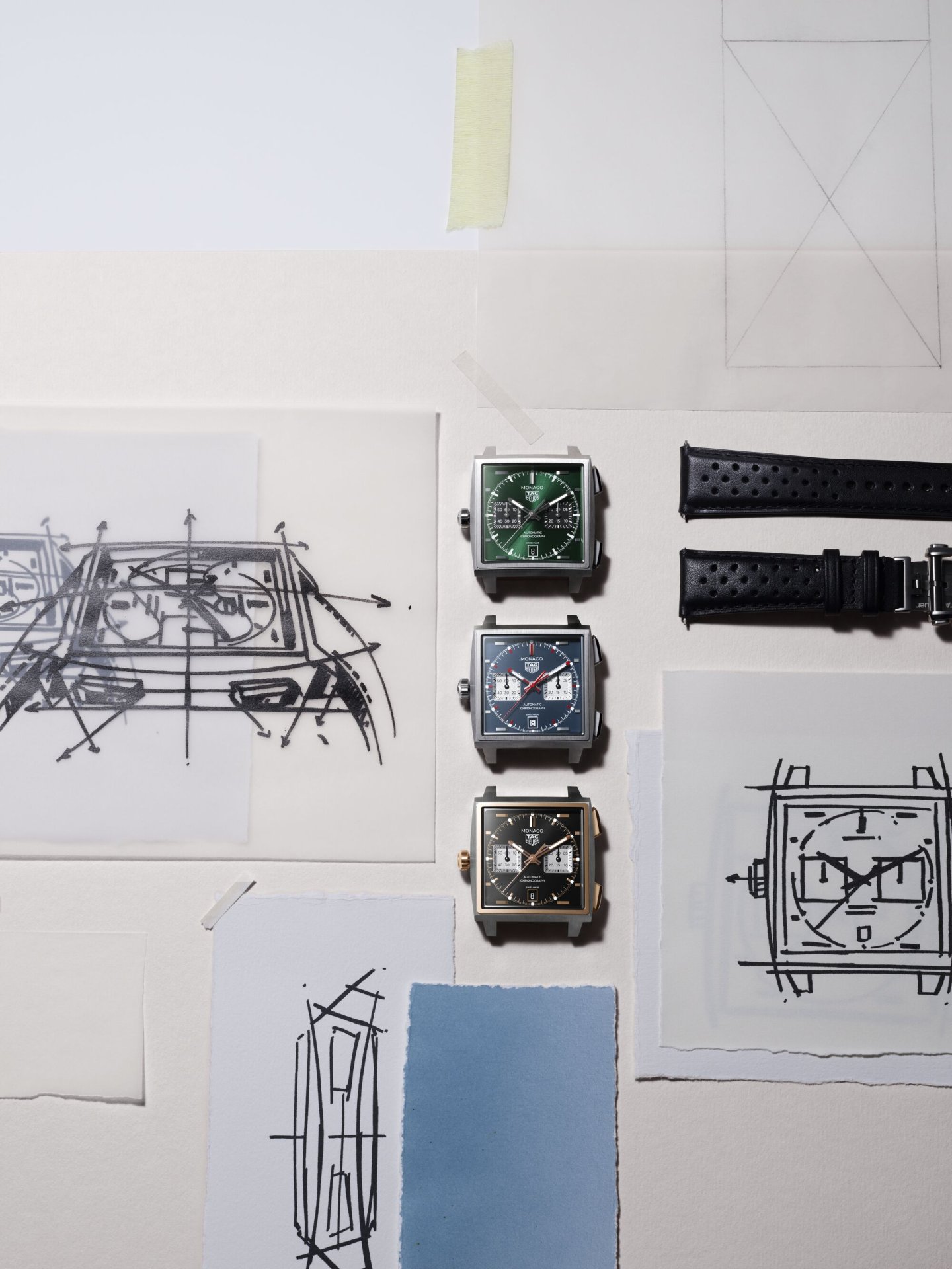 タグ・ホイヤーの角形アイコン「タグ・ホイヤー モナコ クロノグラフ」がリニューアル～名作の次なる進化