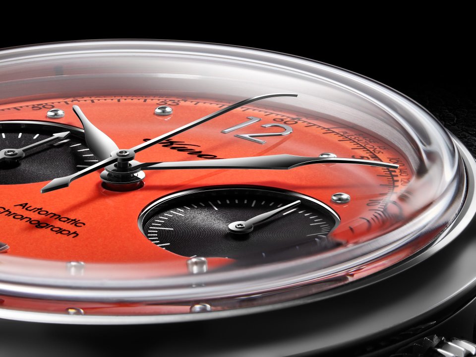 Kurono Tokyoが 新作「Kurono Vermilion Chronograph 'SHU:朱