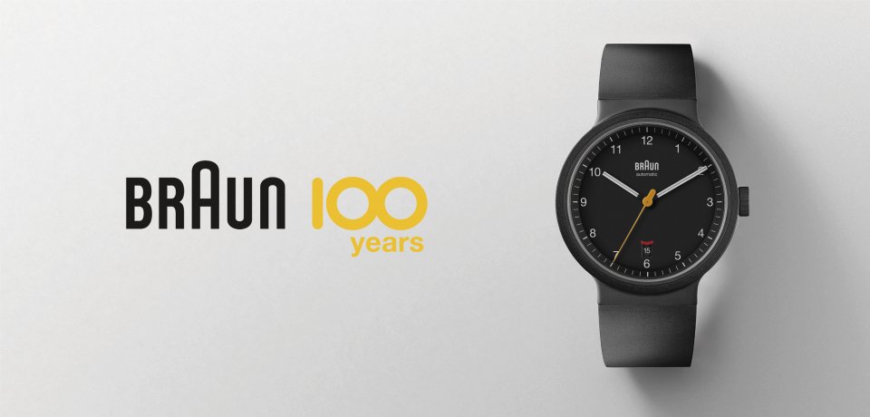 BRAUNが 創立100周年を記念したアニバーサリーウォッチを発売