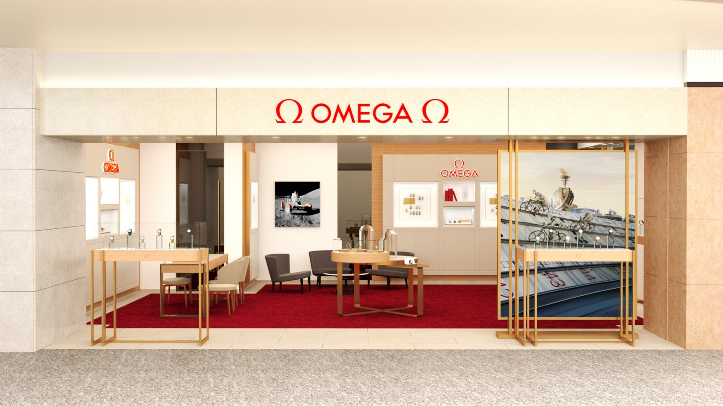 「オメガ ショップ福岡三越 」 11月26日(金) 移転リニューアル オープン～1階入り口付近へ移転し、ブティックスタイルのショップに