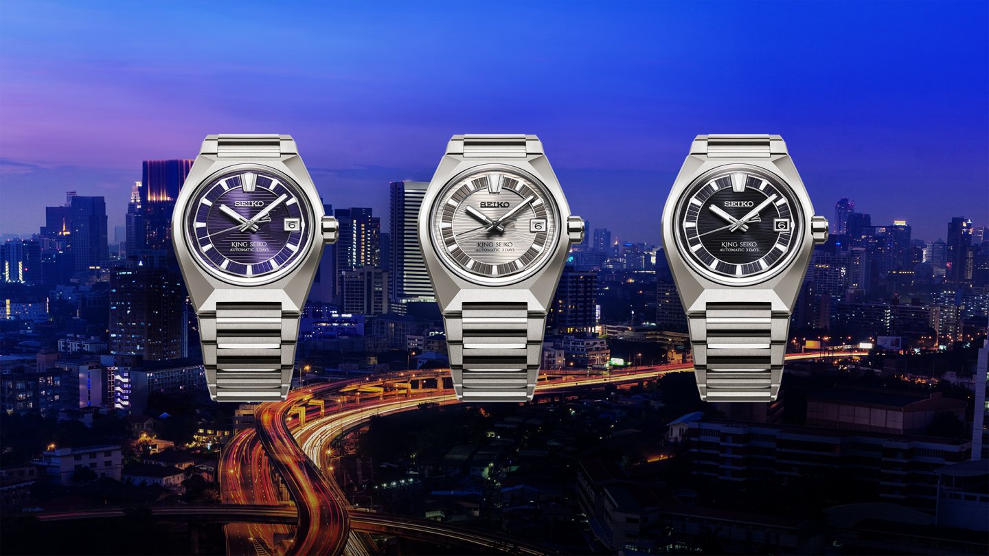 ＜キングセイコー＞VANACに、3種のチタンモデルが登場～地平線まで広がる東京の都市景観と、脈打つ高速道路のスピード感から着想