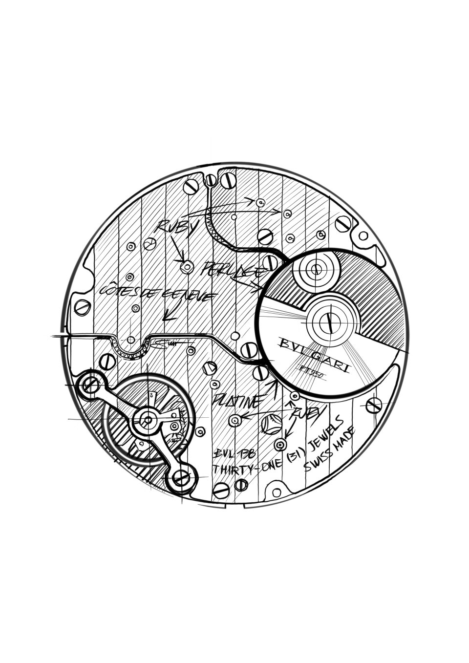 BVLGARI 100周年　デザインオブブルガリキット ブルガリ BVLGARI ブルガリブルガリ 100周年記念モデル BB33SL