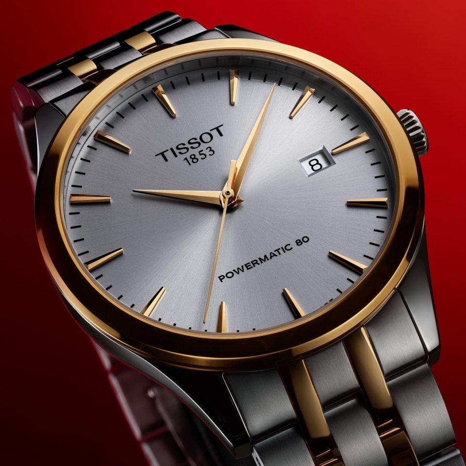 [ティソ] TISSOT パワーマティック80 自動巻腕時計 ティソのクラシックドリーム コレクションに「パワーマティック 80」を