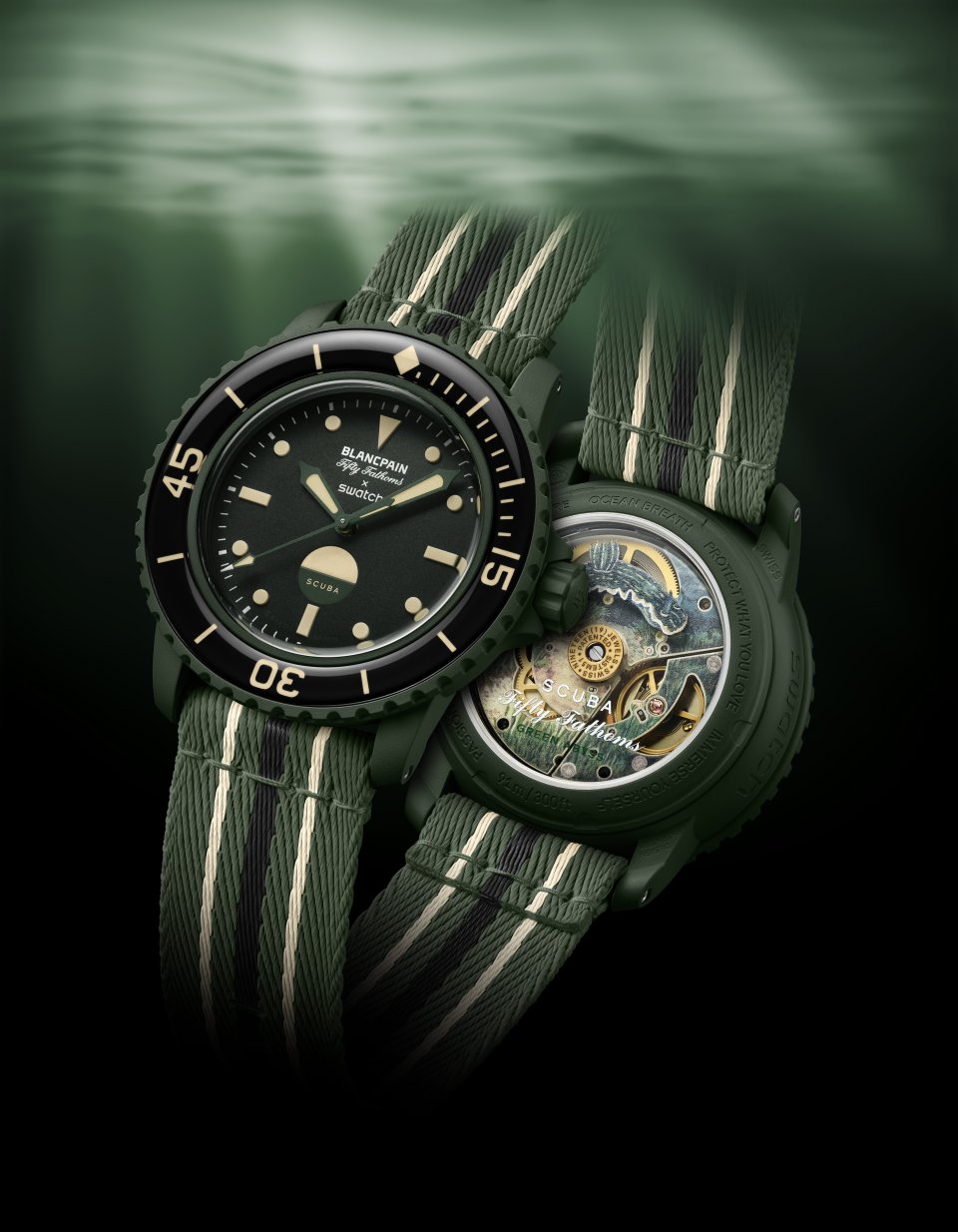 Bioceramic Scuba Fifty Fathomsコレクション - Blancpain X Swatch