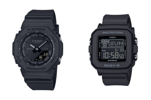 “G-SHOCK”と”BABY-G”の新作～オールブラックカラーの“G-SHOCK”2モデルと、ワントーンでまとめた“BABY-G”のBGD-10 Series発売