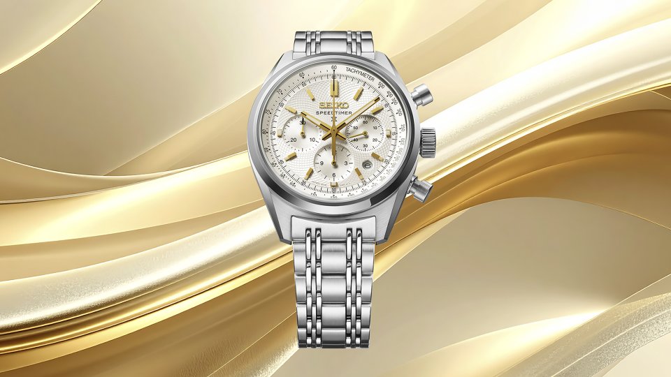 セイコー創業145周年を記念し、セイコーの軌跡を象った特別なモデルを